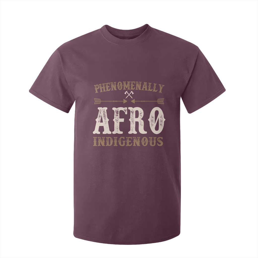 Proud Native American Phenomenally Afro Indigenous T Shirt For Kid - African Pride