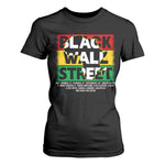 Black Wall Street T Shirt For Women Tulsa Oklahoma Black History Month Vintage Africa Map