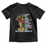 Black History Month Brilliant Brave Bold Toddler T Shirt African American Black Pride