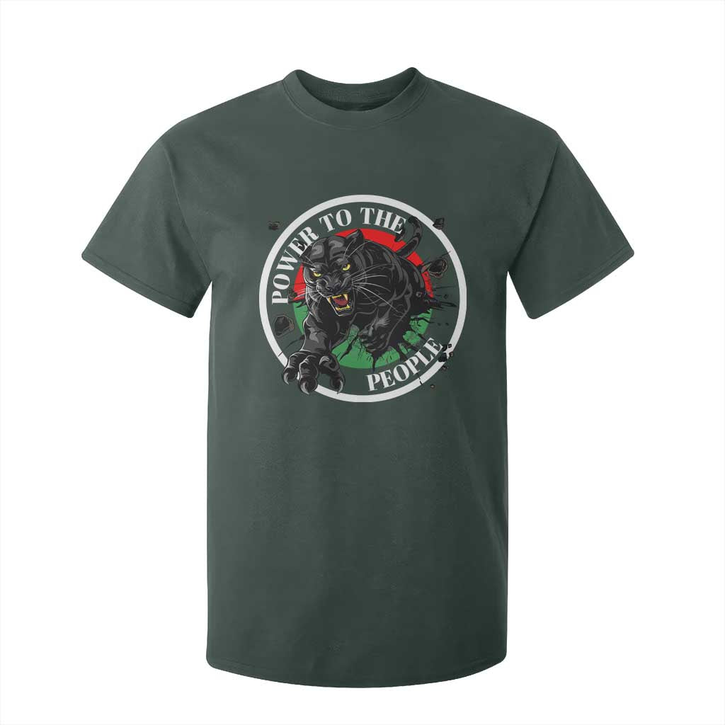 Power To The People Black Panther Party T Shirt For Kid Proud Black History Month