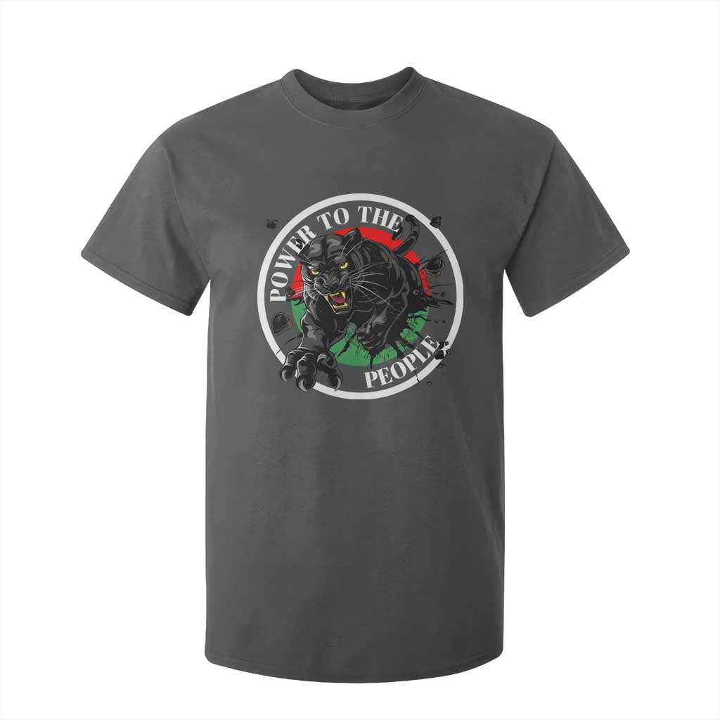 Power To The People Black Panther Party T Shirt For Kid Proud Black History Month
