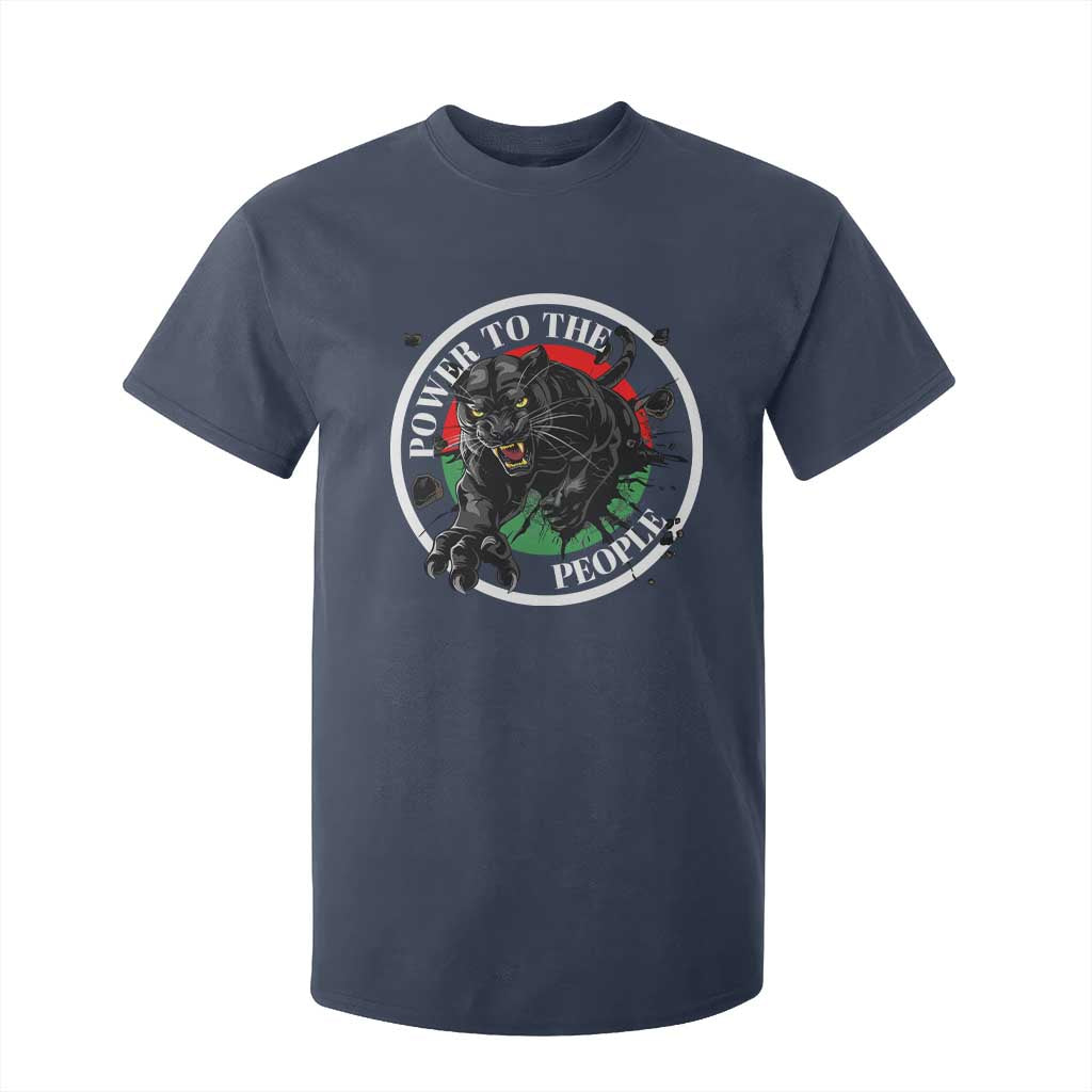 Power To The People Black Panther Party T Shirt For Kid Proud Black History Month