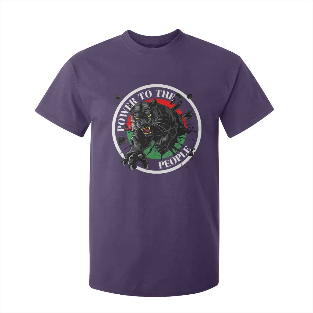 Power To The People Black Panther Party T Shirt For Kid Proud Black History Month
