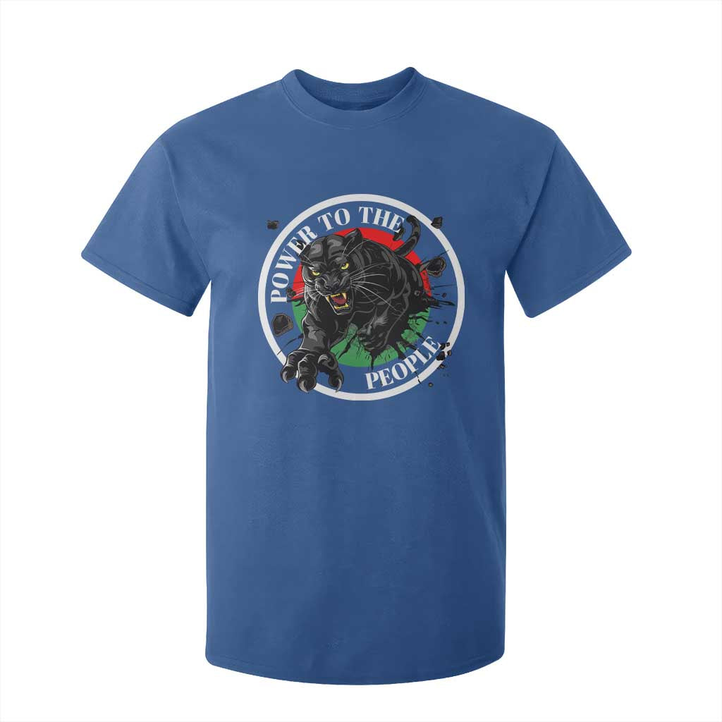 Power To The People Black Panther Party T Shirt For Kid Proud Black History Month