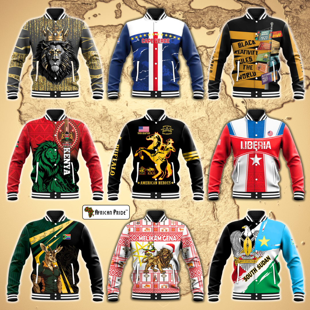 African Baseball Jackets | Africanpride