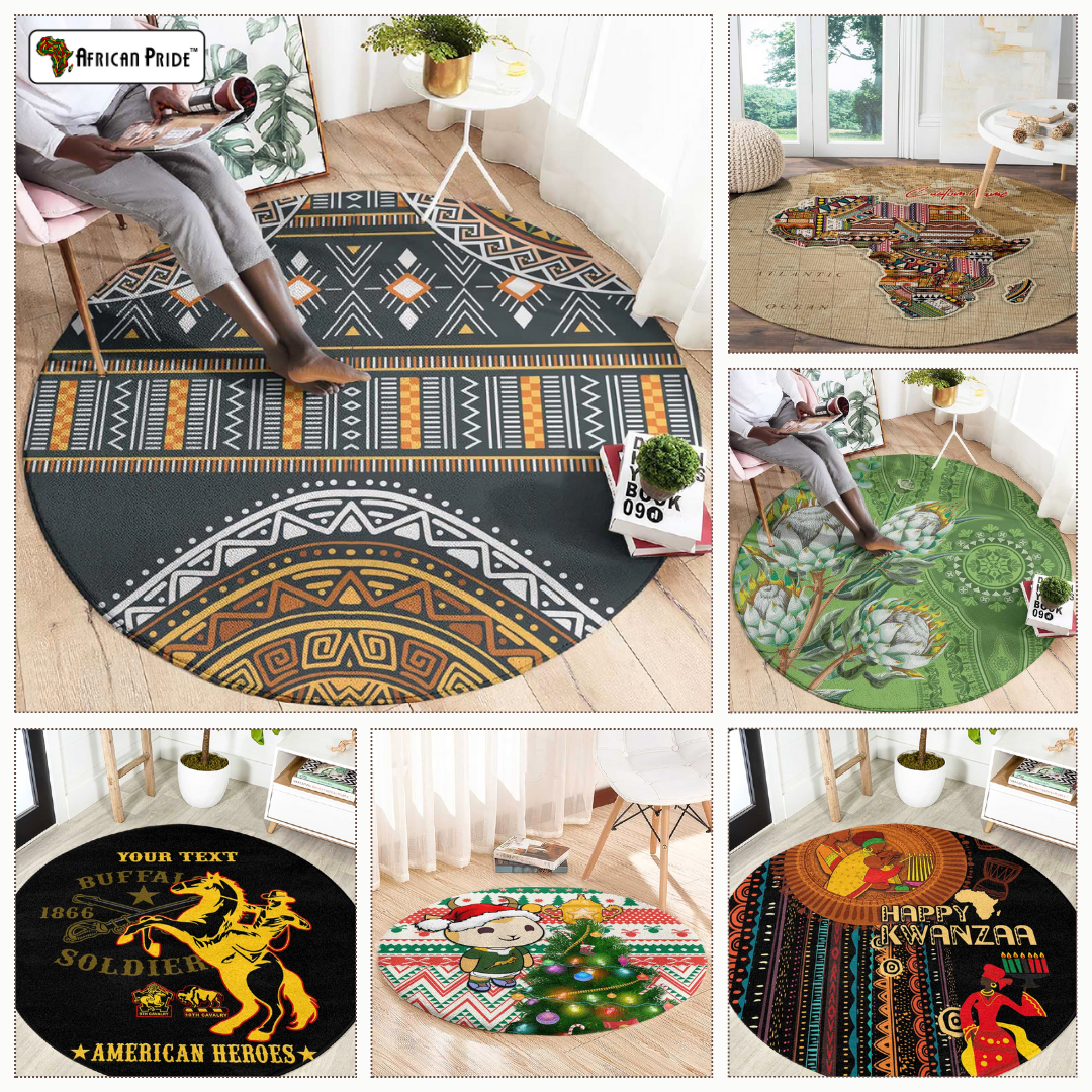 African Round Carpets | Africanpride