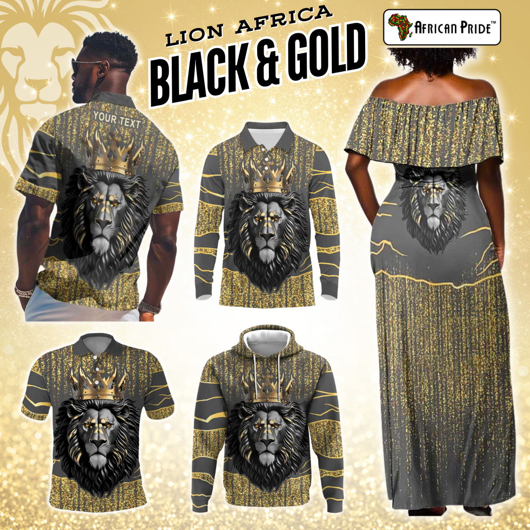 Black and Gold Lion Africa | Africanpride