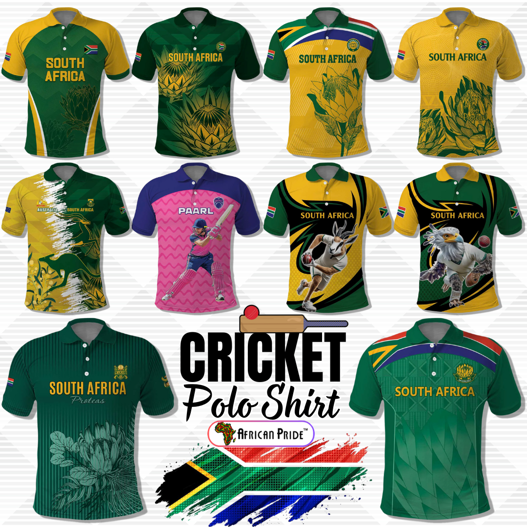 South Africa Cricket Polo Shirt