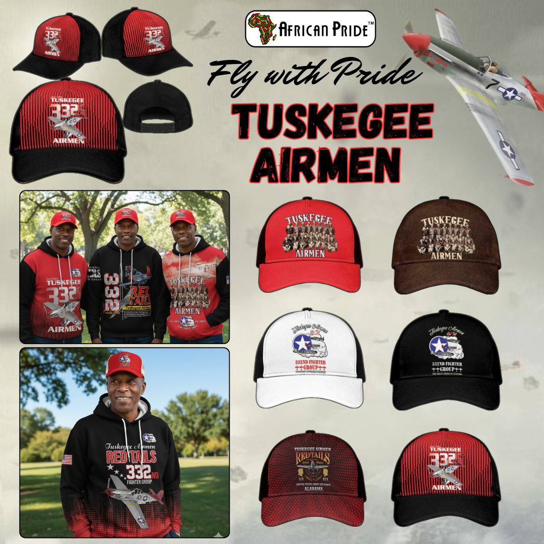 Tuskegee Red Tails Airmen Cap