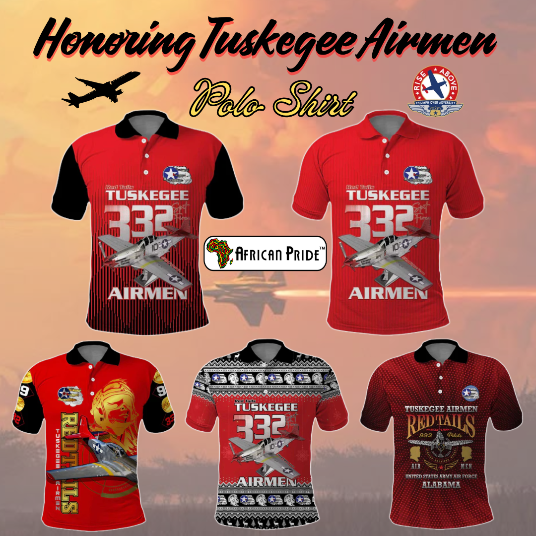Tuskegee Red Tails Airmen Polo Shirt