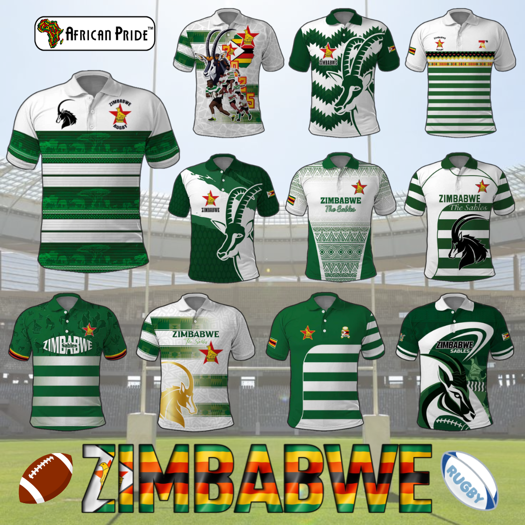 Zimbabwe Rugby Polo Shirt