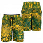 2026 Autumn Rugby Nations South Africa Shorts for Men Indigenous Tribal Patchwork Motif