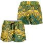 2026 Autumn Rugby Nations South Africa Shorts for Women Indigenous Tribal Patchwork Motif