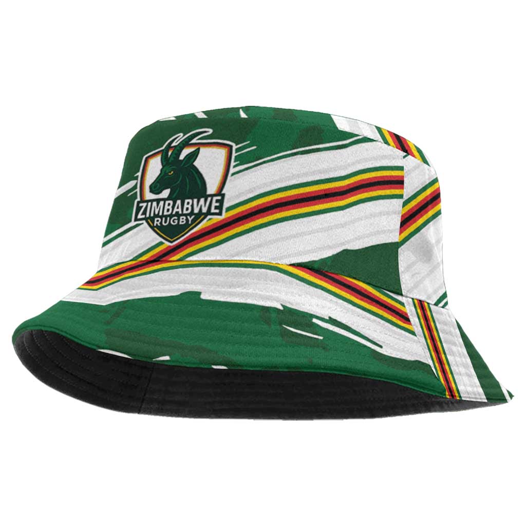 2026 Rugby Nations Series Zimbabwe Bucket Hat Great Sables Zimbabwe