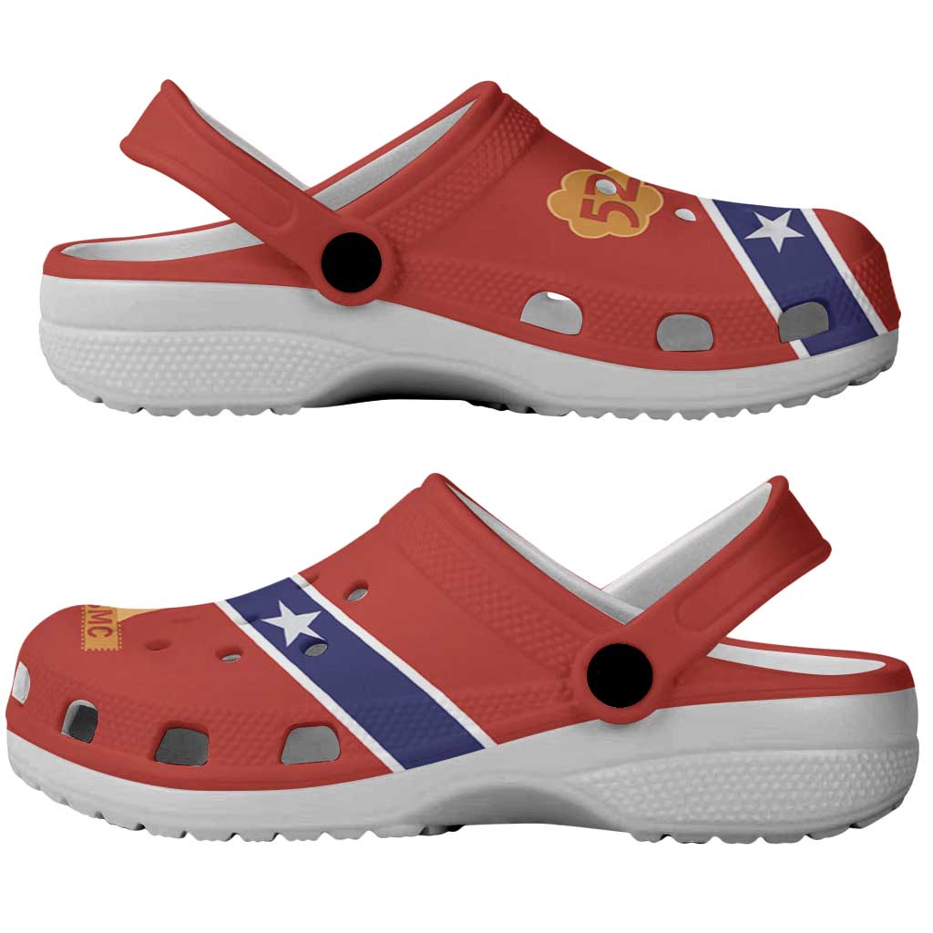 52 USMC Legacy Clogs Shoes Proud Montford Point Marines - African Pride