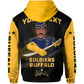 Custom Buffalo Soldiers Hoodie BSMC Club Adore Motorcycle  - African Pride