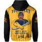Custom Buffalo Soldiers Hoodie Motorcycle BSMC Club  - African Pride