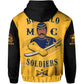 Custom Buffalo Soldiers Hoodie Motorcycle BSMC Club  - African Pride