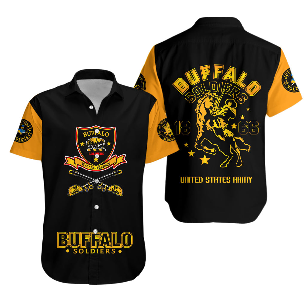 Buffalo Soldiers African American Legend Of The Black Soldiers Hawaiian Shirt - African Pride