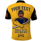 Custom Buffalo Soldiers Polo Shirt Motorcycle BSMC Club  - African Pride