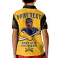 Custom Buffalo Soldiers Polo Shirt KID Motorcycle BSMC Club  - African Pride