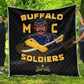 Buffalo Soldiers Premium Quilt BSMC Club Adore Motorcycle  - African Pride