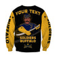 Personalized Buffalo Soldiers Sweatshirt BSMC Club Adore Motorcycle  - African Pride