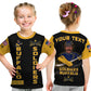 Custom Buffalo Soldiers T Shirt BSMC Club Adore Motorcycle  - African Pride