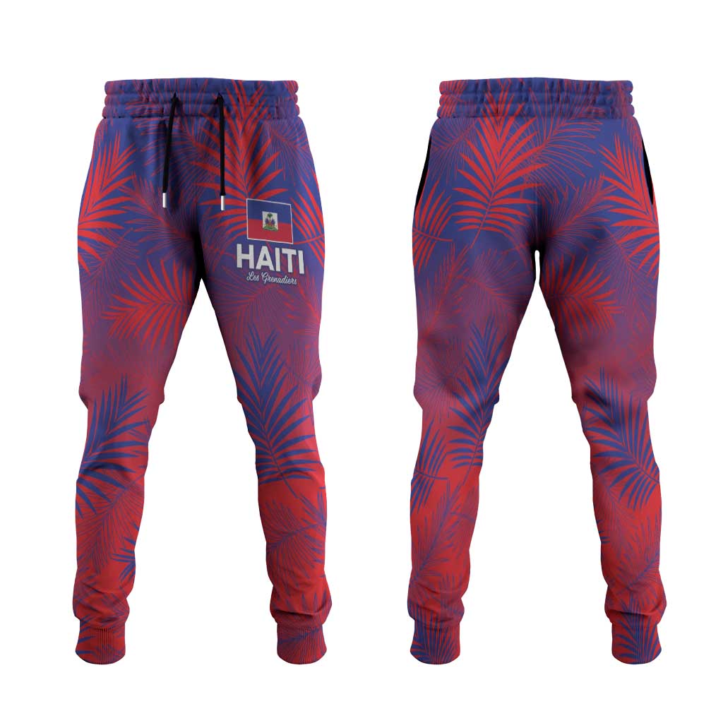 Africa Les Grenadiers Haiti Football Jogger Pants Tropical Vibes - African Pride
