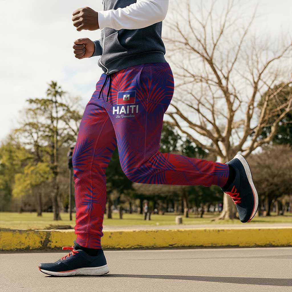 Africa Les Grenadiers Haiti Football Jogger Pants Tropical Vibes - African Pride