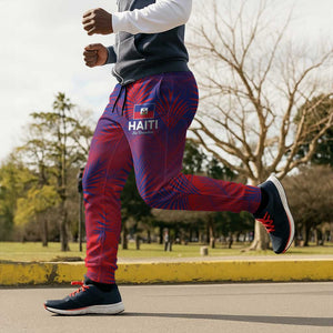 Africa Les Grenadiers Haiti Football Jogger Pants Tropical Vibes - African Pride