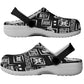 African Adinkra Heritage Pattern Clogs Shoes - African Pride