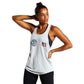 African American Aviators WWII Women Racerback Tank Tuskegee Red Tails Airmen White - African Pride