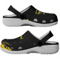 African-American Heroes Clogs Shoes Bison Buffalo Soldiers - Black Grunge Style - African Pride