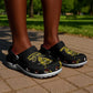 African-American Heroes Clogs Shoes Bison Buffalo Soldiers - Black Grunge Style - African Pride
