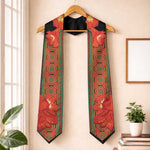 African Beauty Clivia Miniata Flowers Graduation Stole