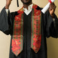 African Beauty Clivia Miniata Flowers Graduation Stole