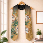African King Proteas Dashiki Motif Graduation Stole Gold Style