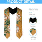 African King Proteas Dashiki Motif Graduation Stole Gold Style