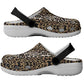 African Leopard Skin Pattern Clogs Shoes - African Pride