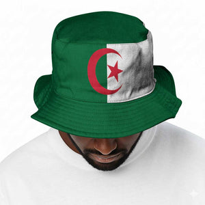 African Proud Algeria Flag Bucket Hat