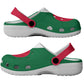 African Proud Algeria Flag Clogs Shoes - African Pride