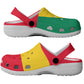 African Proud Benin Flag Clogs Shoes - African Pride