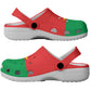 African Proud Burkina Faso Flag Clogs Shoes - African Pride