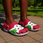 African Proud Burundi Flag Clogs Shoes - African Pride