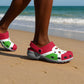 African Proud Burundi Flag Clogs Shoes - African Pride