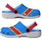 African Proud Democratic Republic of the Congo Flag Clogs Shoes - African Pride
