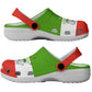 African Proud Equatorial Guinea Flag Clogs Shoes - African Pride
