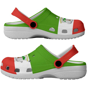 African Proud Equatorial Guinea Flag Clogs Shoes - African Pride