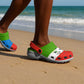 African Proud Equatorial Guinea Flag Clogs Shoes - African Pride